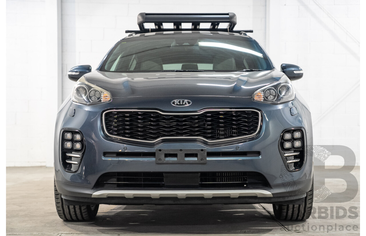 09/2017 Kia Sportage GT-Line (AWD) QL MY18 4D Wagon Heritage Blue Turbo Diesel 2.0L