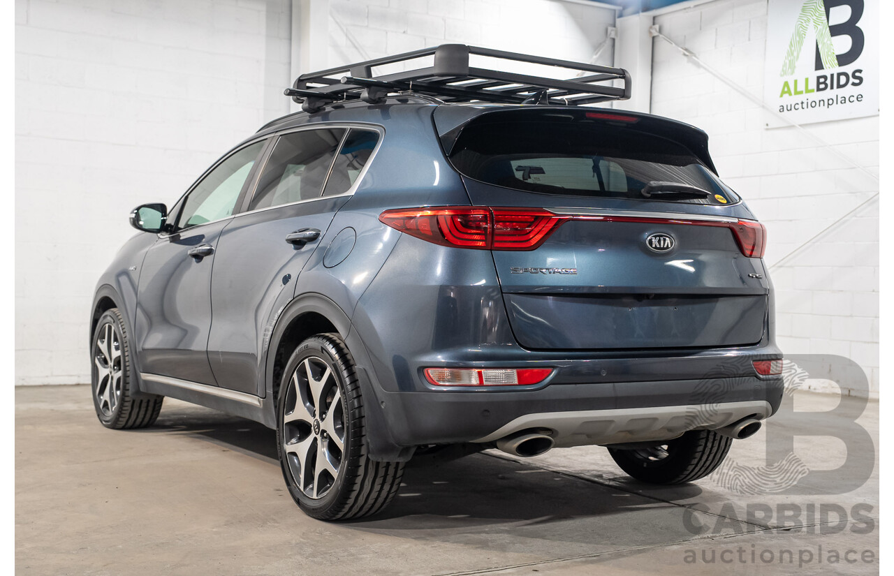 09/2017 Kia Sportage GT-Line (AWD) QL MY18 4D Wagon Heritage Blue Turbo Diesel 2.0L