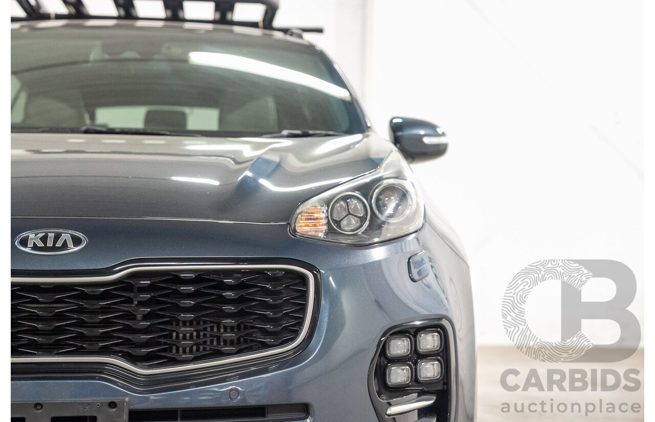 09/2017 Kia Sportage GT-Line (AWD) QL MY18 4D Wagon Heritage Blue Turbo Diesel 2.0L