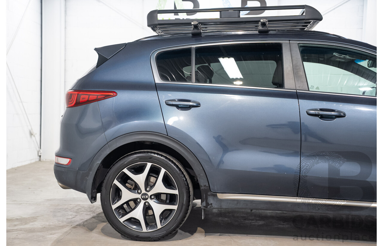 09/2017 Kia Sportage GT-Line (AWD) QL MY18 4D Wagon Heritage Blue Turbo Diesel 2.0L