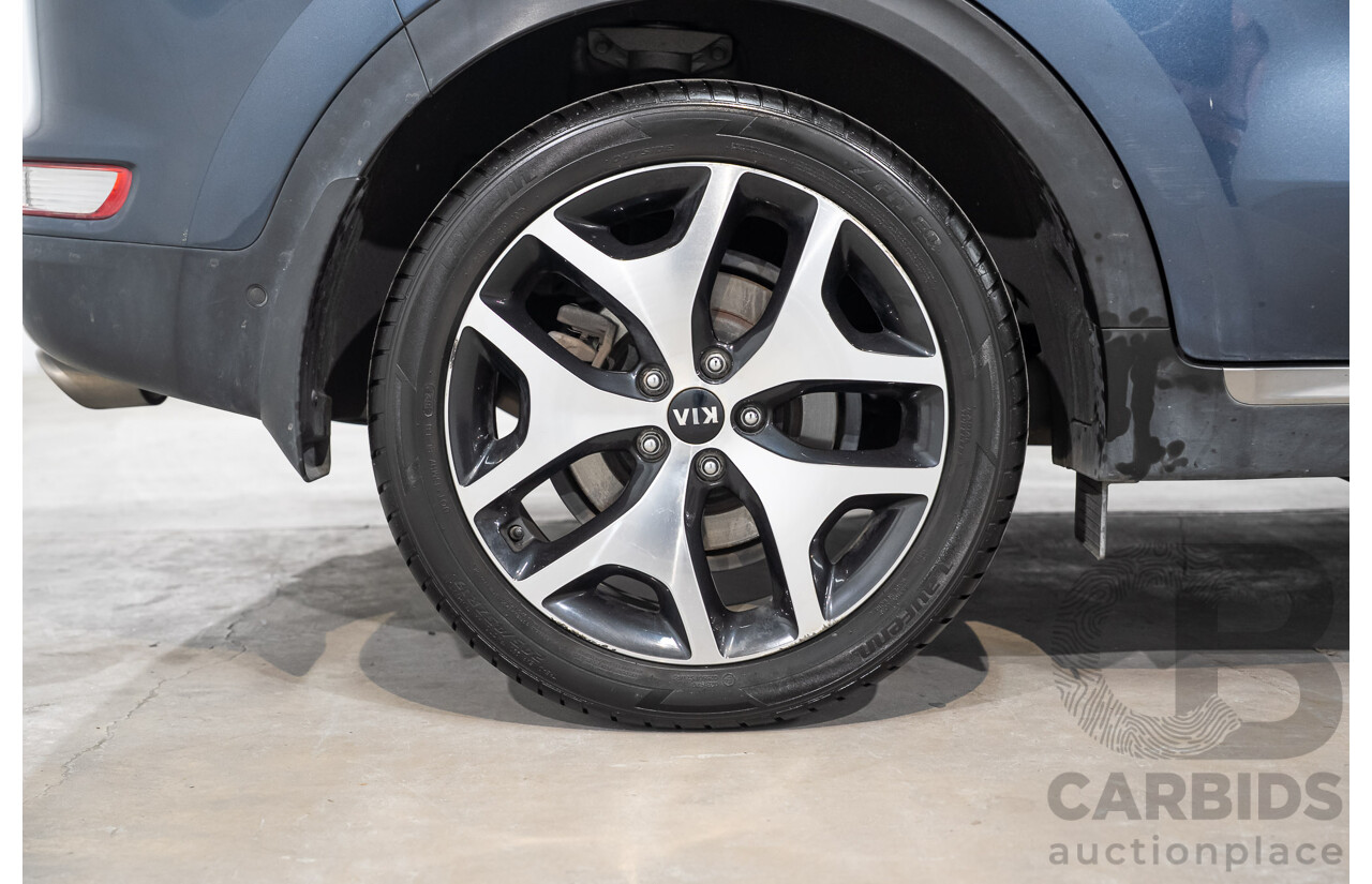 09/2017 Kia Sportage GT-Line (AWD) QL MY18 4D Wagon Heritage Blue Turbo Diesel 2.0L