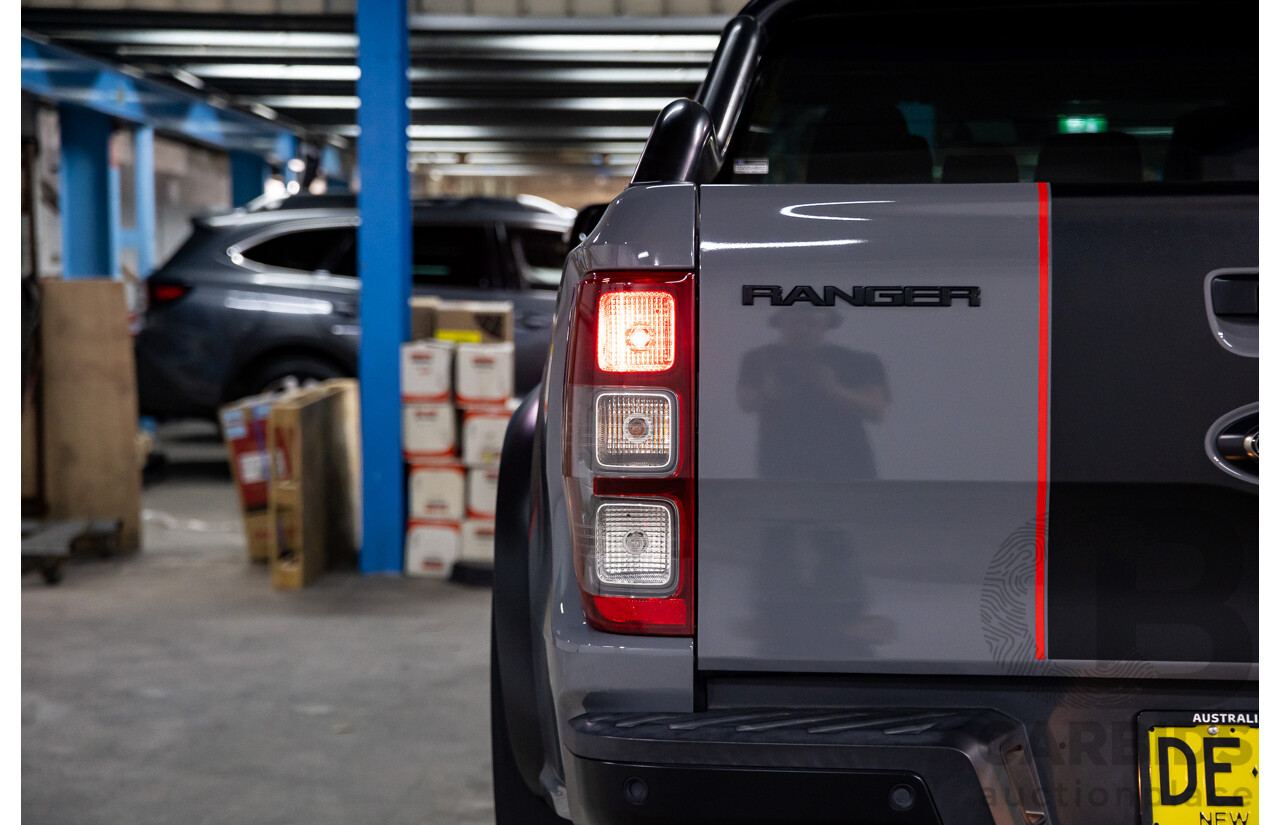 02/2022 Ford Ranger Raptor (4x4) PX MKIII MY21.75 Double Cab P/Up Grey Twin Turbo Diesel 2.0L