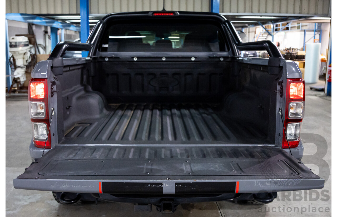 02/2022 Ford Ranger Raptor (4x4) PX MKIII MY21.75 Double Cab P/Up Grey Twin Turbo Diesel 2.0L