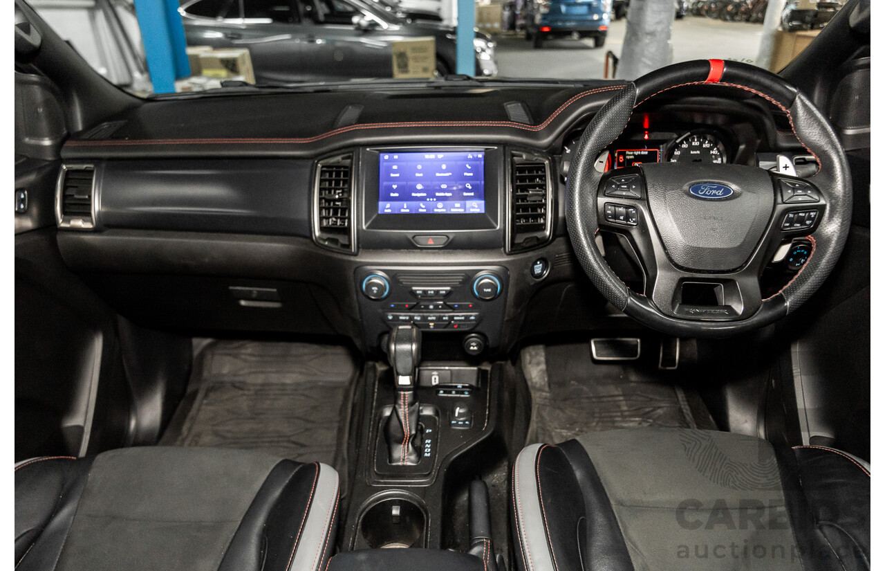 02/2022 Ford Ranger Raptor (4x4) PX MKIII MY21.75 Double Cab P/Up Grey Twin Turbo Diesel 2.0L