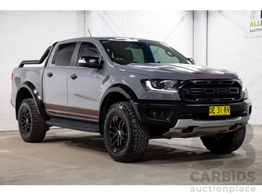 02/2022 Ford Ranger Raptor (4x4) PX MKIII MY21.75 Double Cab P/Up Grey Twin Turbo Diesel 2.0L