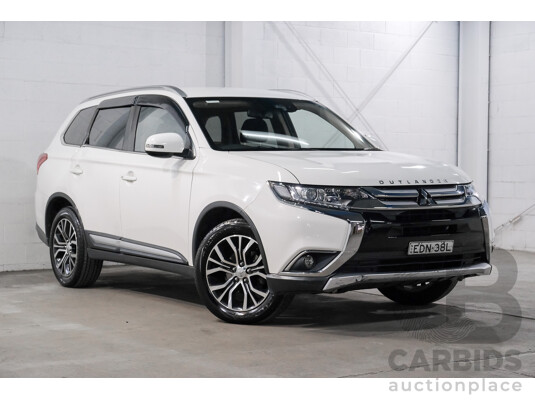 01/2018 Mitsubishi Outlander LS (AWD) ZL MY18.5 4d Wagon White 2.4L - 7 Seater