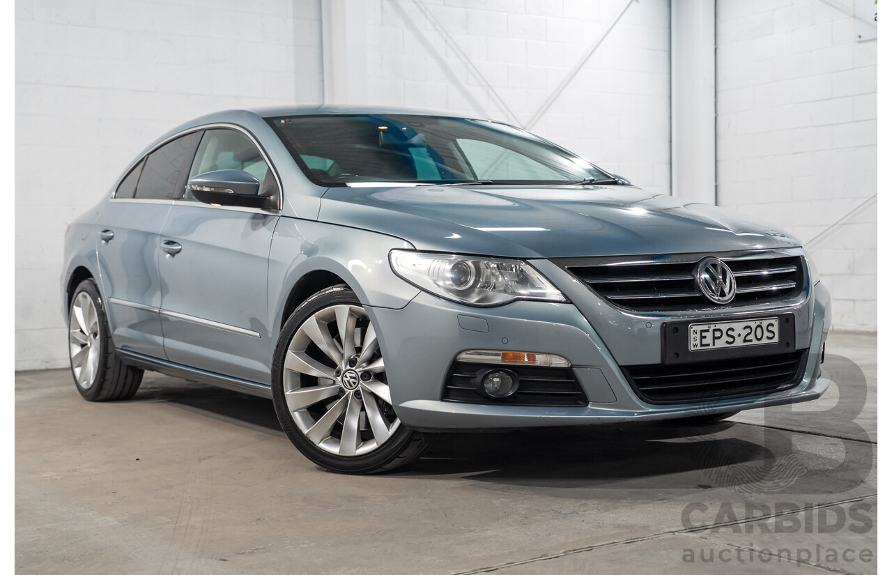 09/2010 Volkswagen Passat CC V6 FSI AWD 3C MY11 4d Coupe Silver 3.6L