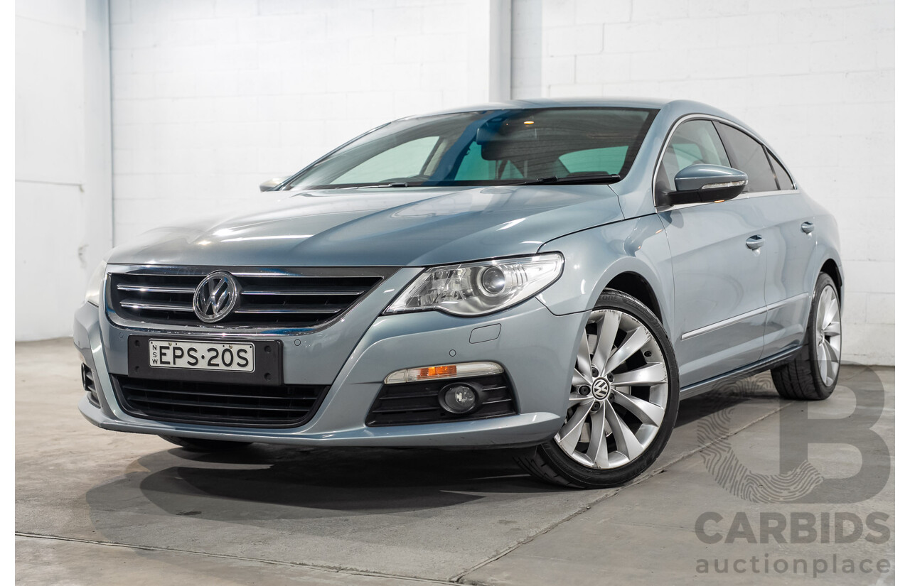 09/2010 Volkswagen Passat CC V6 FSI AWD 3C MY11 4d Coupe Silver 3.6L