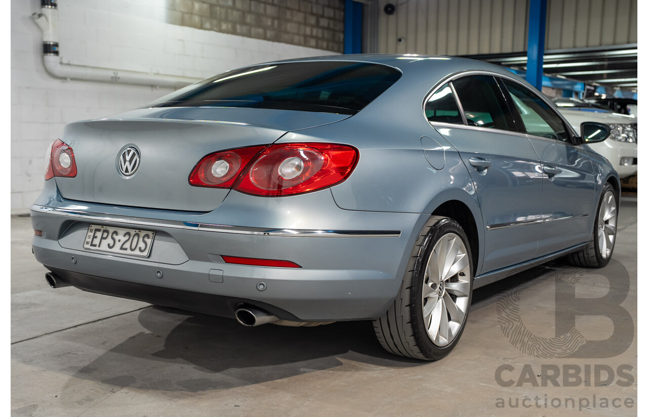 09/2010 Volkswagen Passat CC V6 FSI AWD 3C MY11 4d Coupe Silver 3.6L