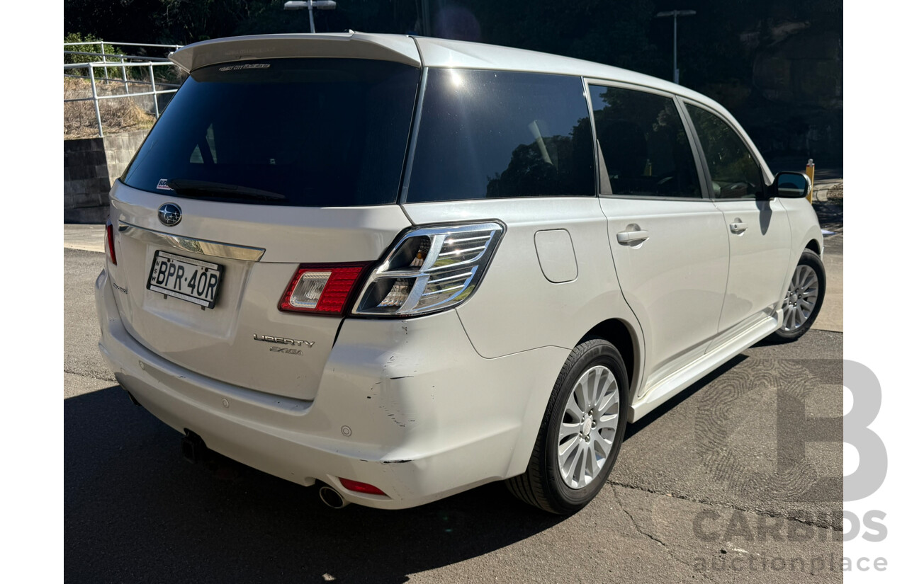 11/2009 Subaru Liberty EXIGA AWD MY10 4D Wagon White 2.5L