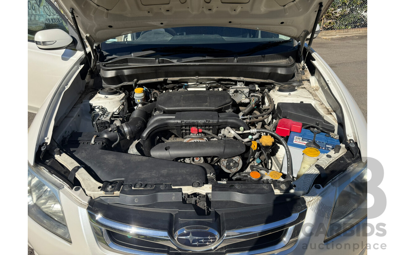11/2009 Subaru Liberty EXIGA AWD MY10 4D Wagon White 2.5L
