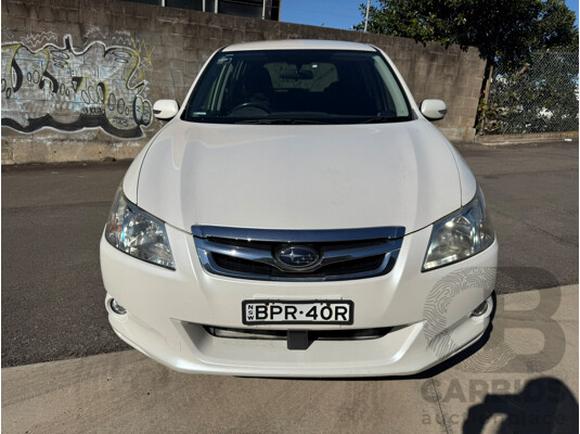 11/2009 Subaru Liberty EXIGA AWD MY10 4D Wagon White 2.5L