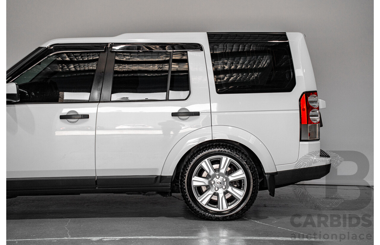 03/2013 Land Rover Discovery 4 3.0 SDV6 HSE (4x4) MY13 4d Wagon White Twin-turbo Diesel 3.0L