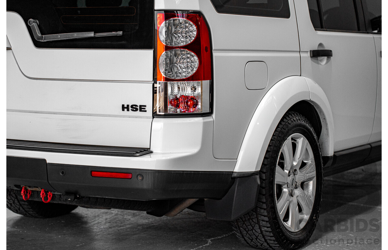 03/2013 Land Rover Discovery 4 3.0 SDV6 HSE (4x4) MY13 4d Wagon White Twin-turbo Diesel 3.0L