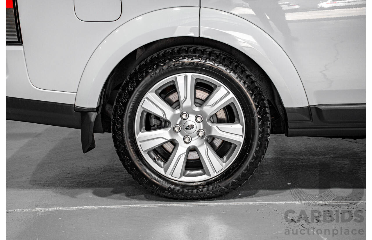 03/2013 Land Rover Discovery 4 3.0 SDV6 HSE (4x4) MY13 4d Wagon White Twin-turbo Diesel 3.0L