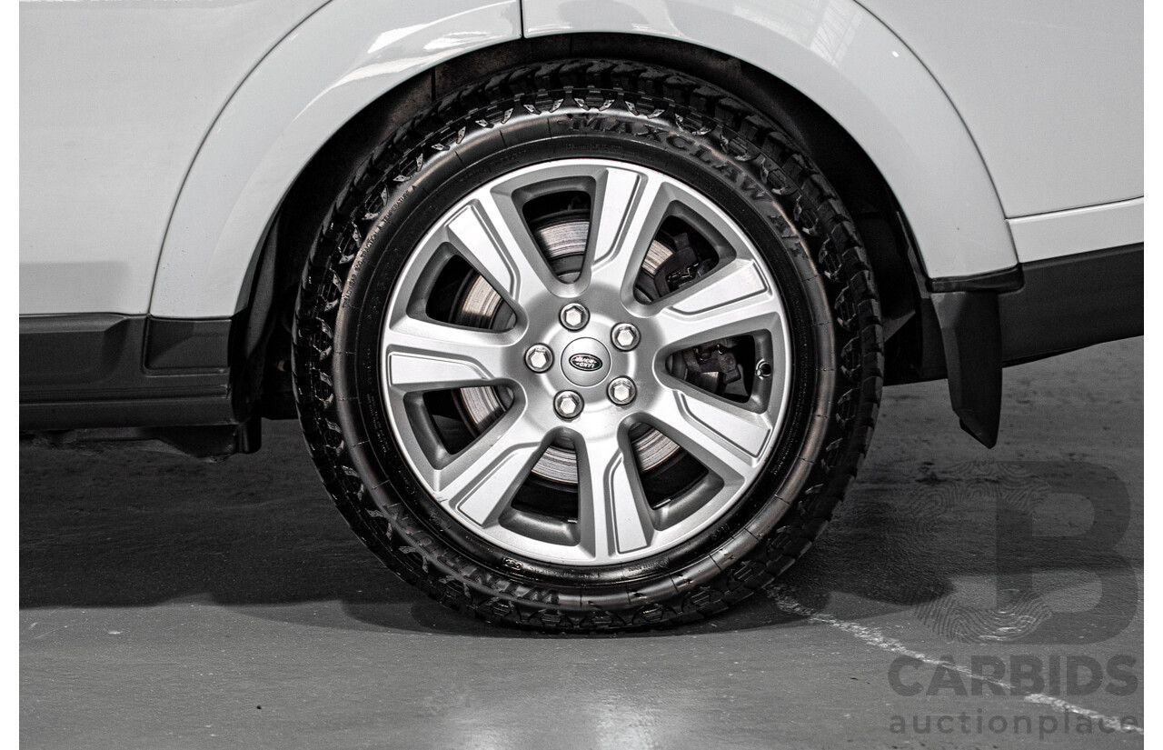 03/2013 Land Rover Discovery 4 3.0 SDV6 HSE (4x4) MY13 4d Wagon White Twin-turbo Diesel 3.0L