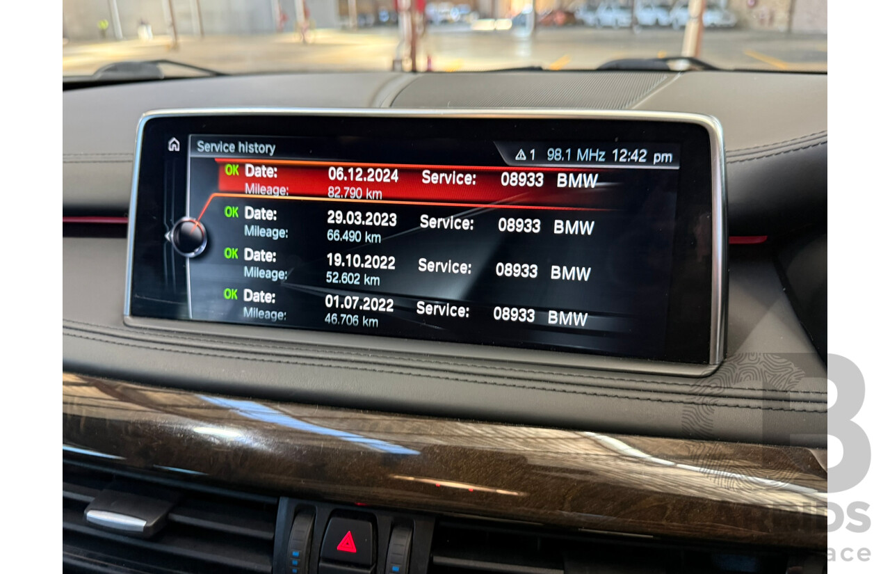 04/2019 BMW X5 xDrive 50i (AWD) F15 MY18 4d Wagon Grey Twin turbo 4.4L