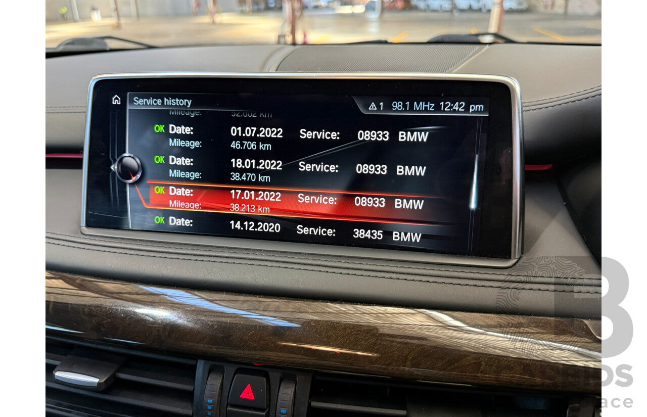 04/2019 BMW X5 xDrive 50i (AWD) F15 MY18 4d Wagon Grey Twin turbo 4.4L