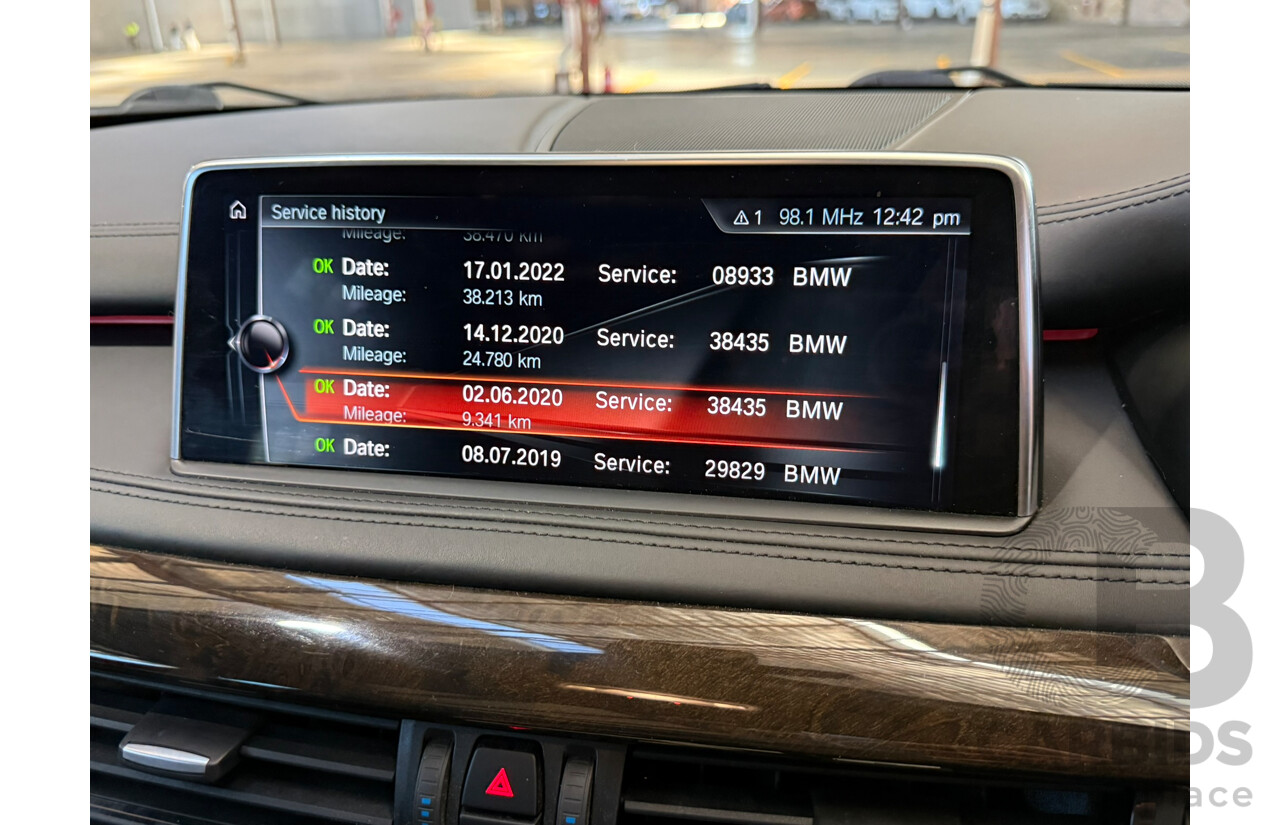 04/2019 BMW X5 xDrive 50i (AWD) F15 MY18 4d Wagon Grey Twin turbo 4.4L