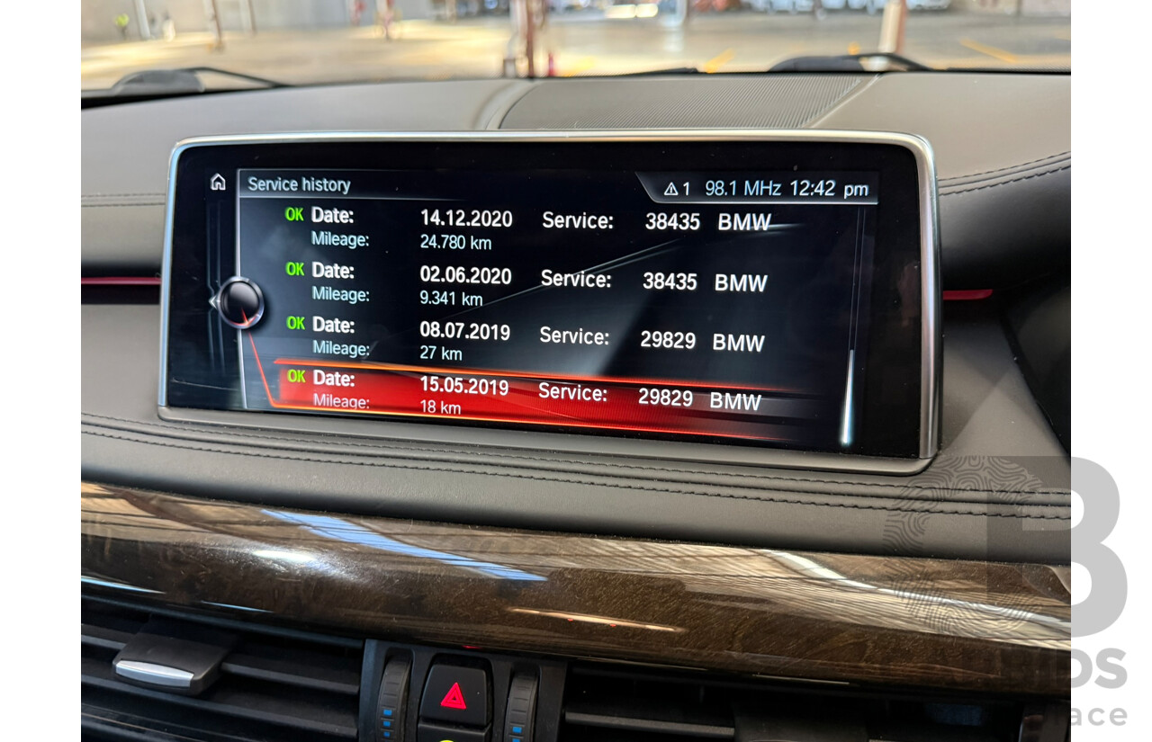 04/2019 BMW X5 xDrive 50i (AWD) F15 MY18 4d Wagon Grey Twin turbo 4.4L
