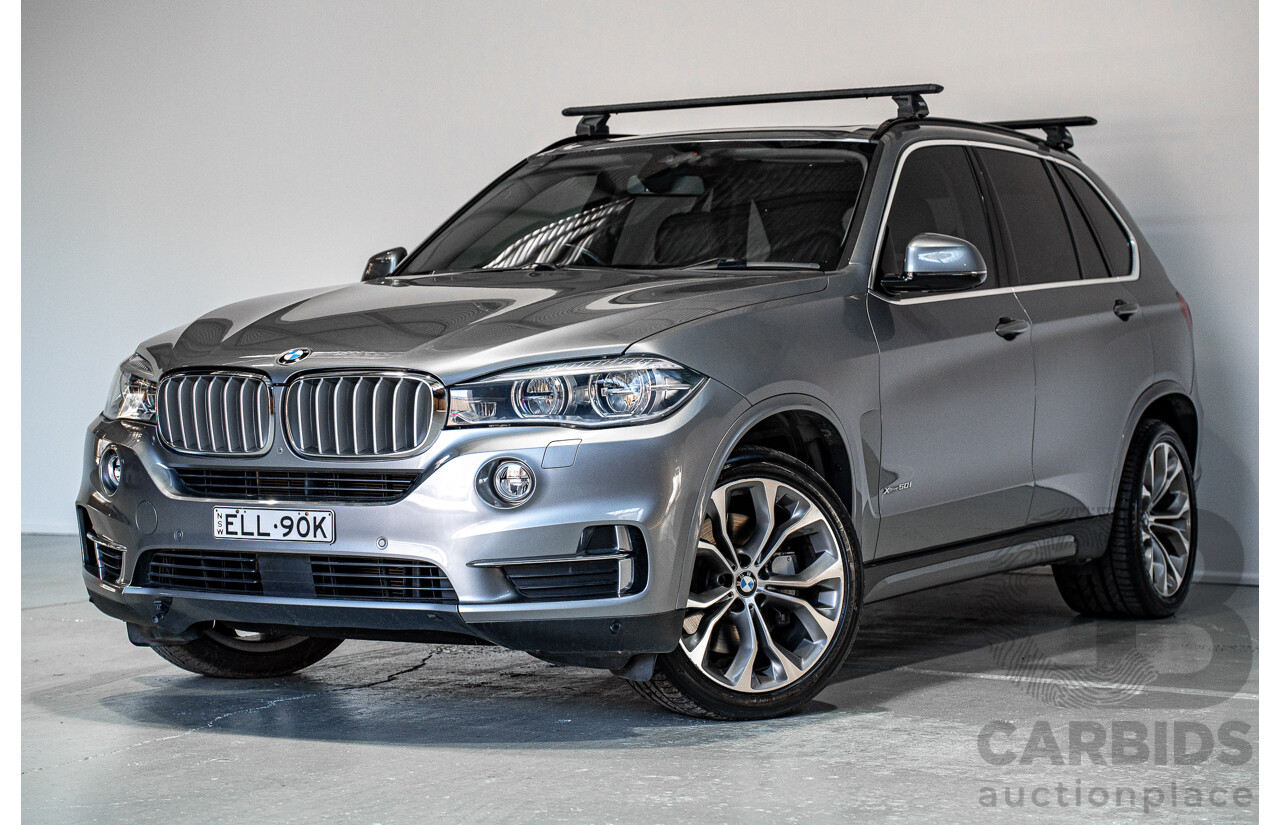 04/2019 BMW X5 xDrive 50i (AWD) F15 MY18 4d Wagon Grey Twin turbo 4.4L