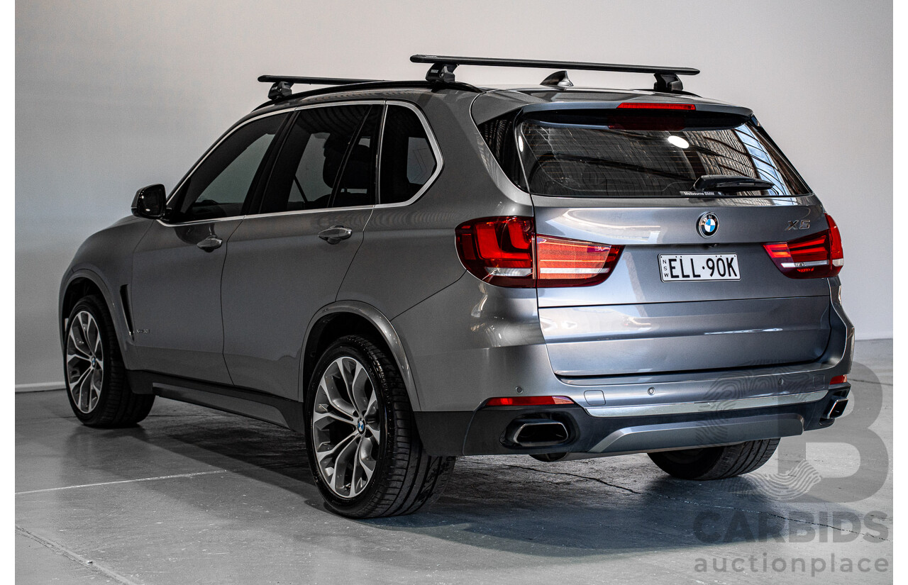 04/2019 BMW X5 xDrive 50i (AWD) F15 MY18 4d Wagon Grey Twin turbo 4.4L