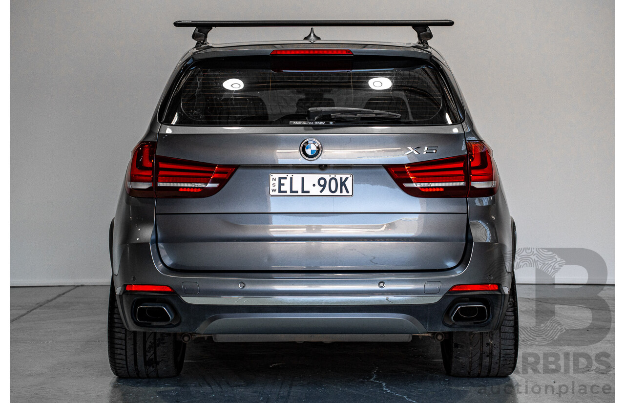 04/2019 BMW X5 xDrive 50i (AWD) F15 MY18 4d Wagon Grey Twin turbo 4.4L