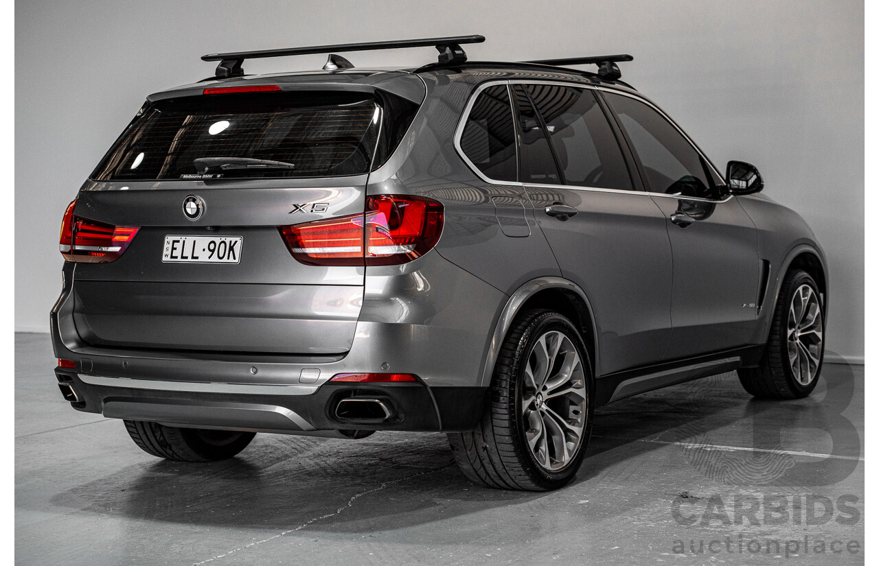 04/2019 BMW X5 xDrive 50i (AWD) F15 MY18 4d Wagon Grey Twin turbo 4.4L
