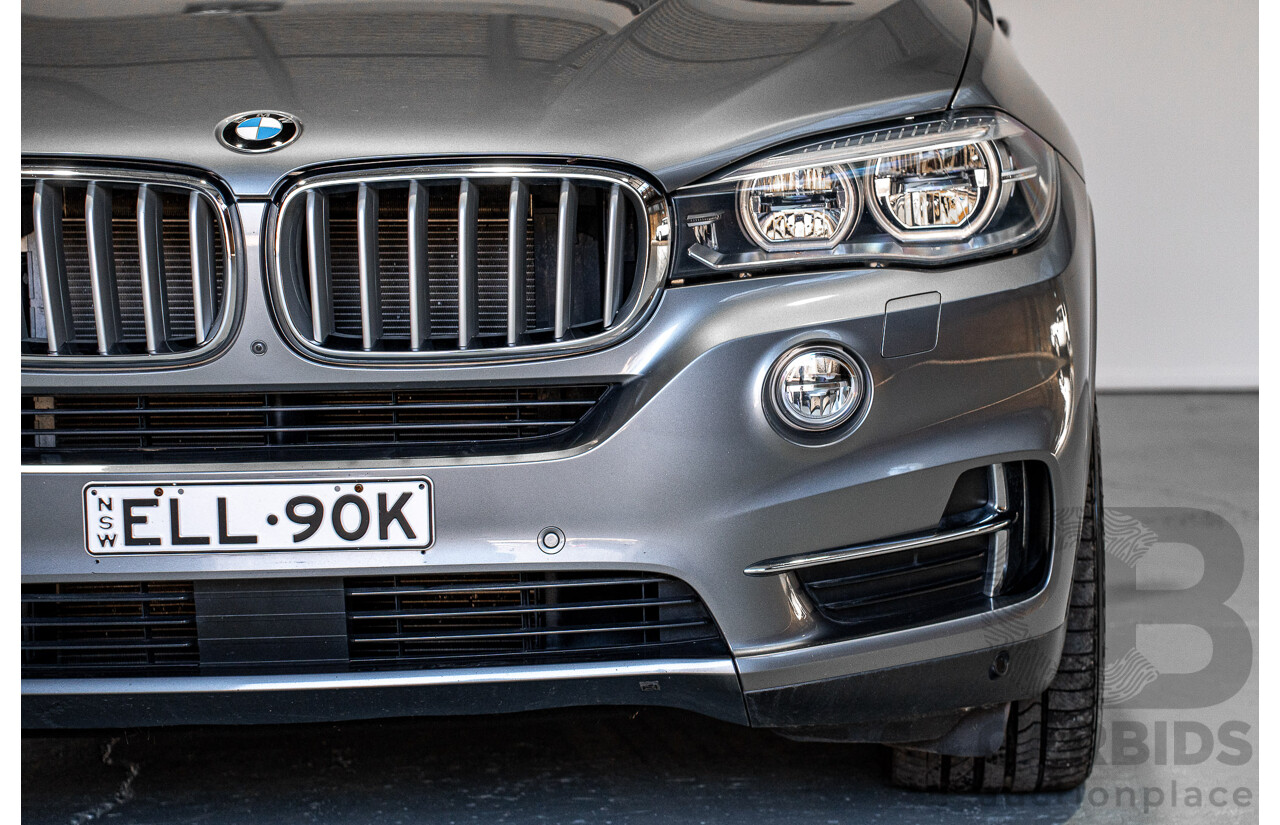 04/2019 BMW X5 xDrive 50i (AWD) F15 MY18 4d Wagon Grey Twin turbo 4.4L