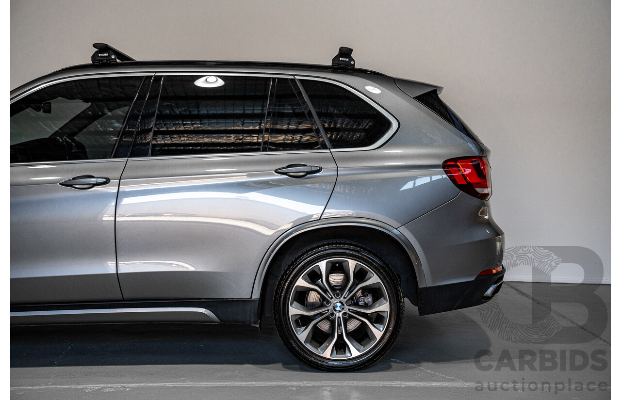 04/2019 BMW X5 xDrive 50i (AWD) F15 MY18 4d Wagon Grey Twin turbo 4.4L