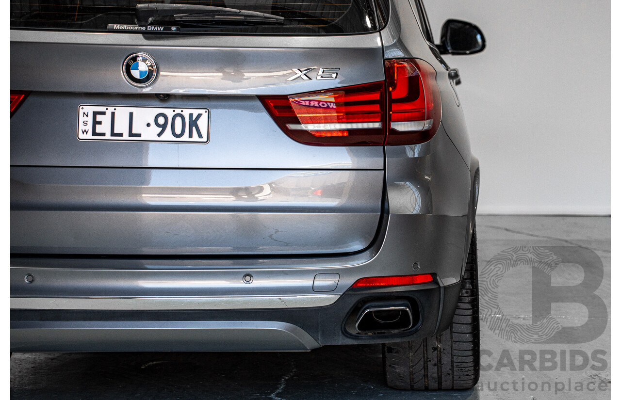 04/2019 BMW X5 xDrive 50i (AWD) F15 MY18 4d Wagon Grey Twin turbo 4.4L