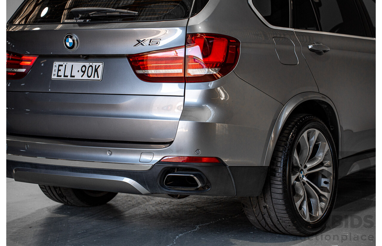 04/2019 BMW X5 xDrive 50i (AWD) F15 MY18 4d Wagon Grey Twin turbo 4.4L
