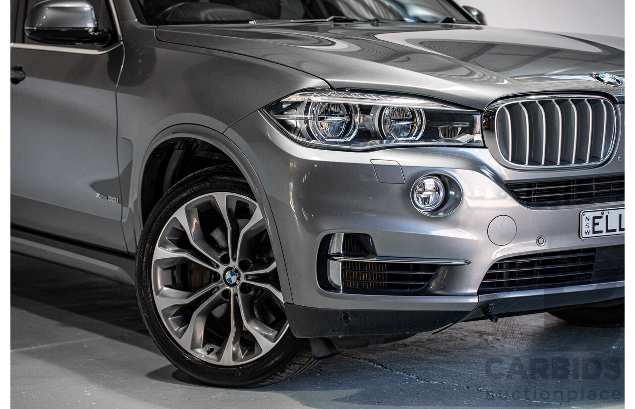 04/2019 BMW X5 xDrive 50i (AWD) F15 MY18 4d Wagon Grey Twin turbo 4.4L