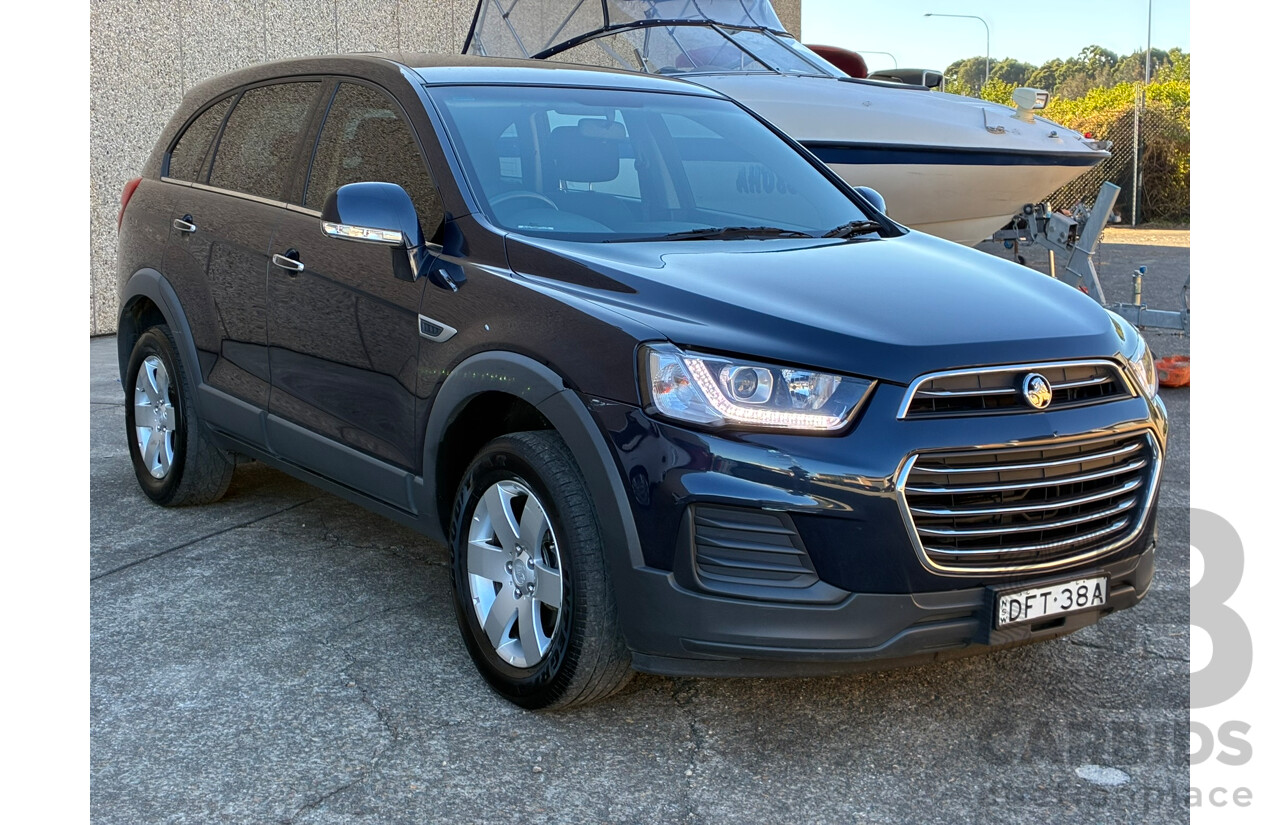 03/2016 Holden Captiva 5 LS CG MY16 4d Wagon Blue 2.4L