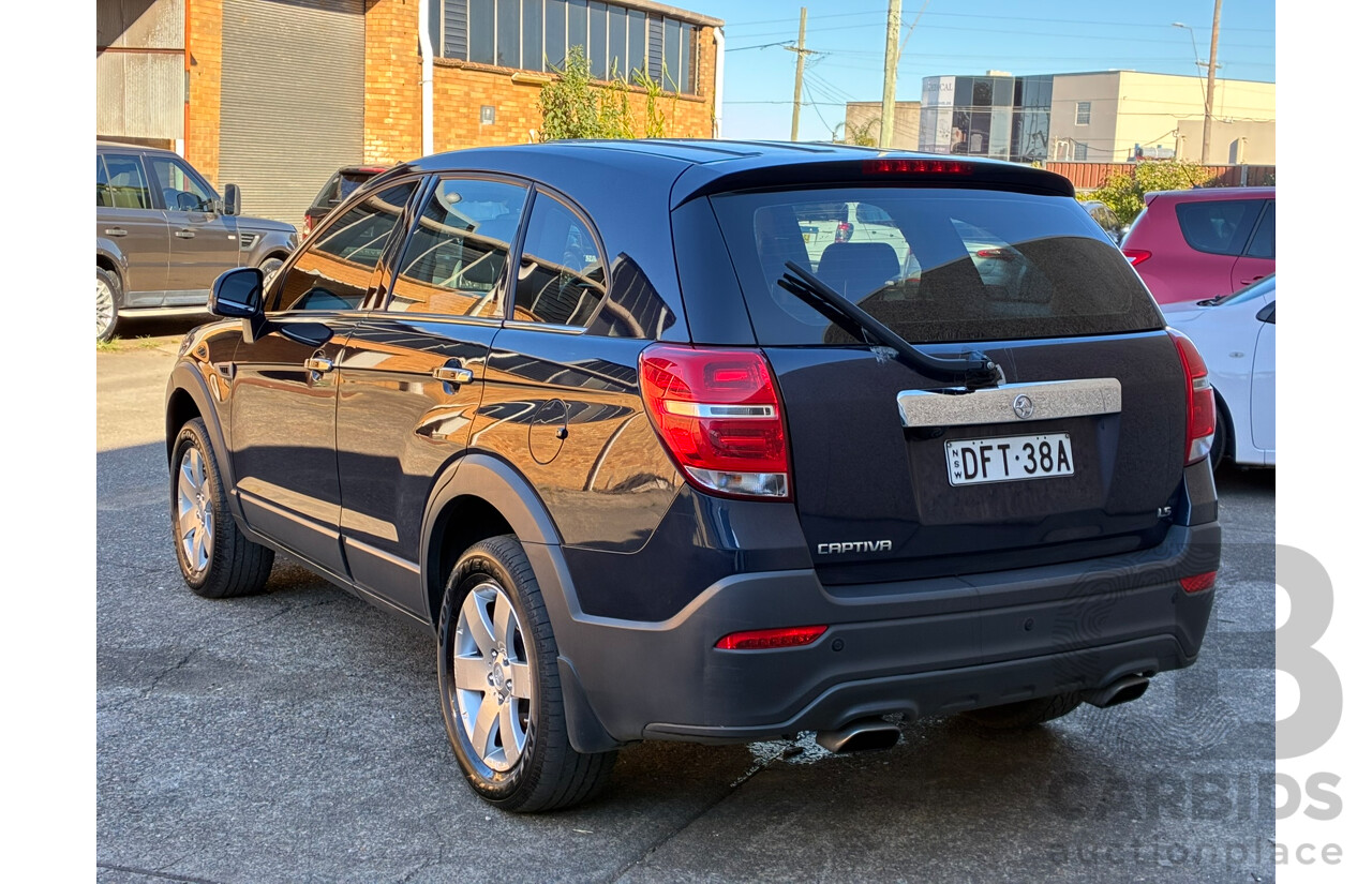 03/2016 Holden Captiva 5 LS CG MY16 4d Wagon Blue 2.4L