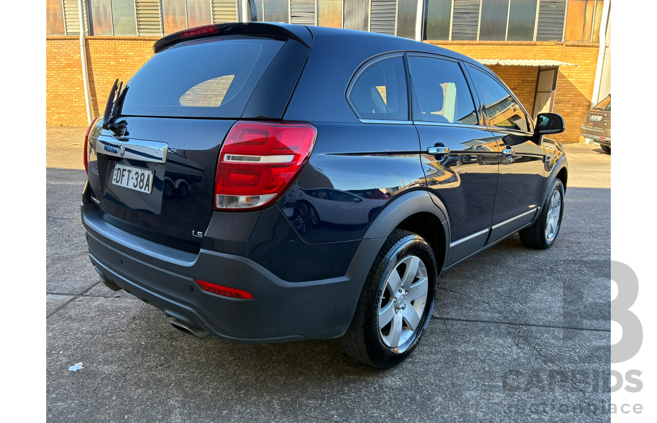 03/2016 Holden Captiva 5 LS CG MY16 4d Wagon Blue 2.4L
