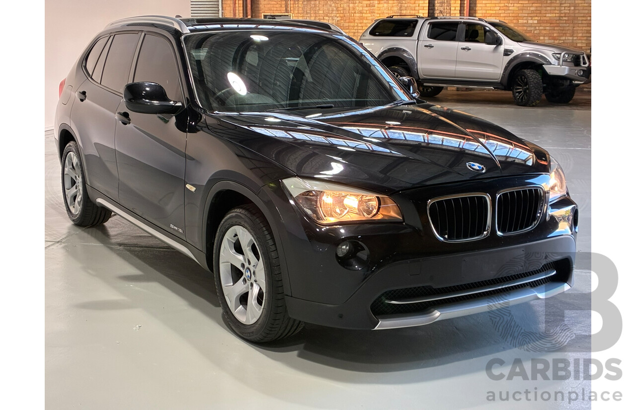 07/2010 BMW X1 sDrive 18i E84 4d Wagon Black 2.0L