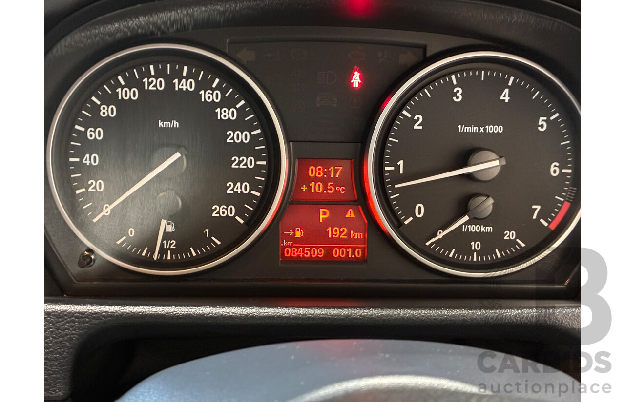 07/2010 BMW X1 sDrive 18i E84 4d Wagon Black 2.0L