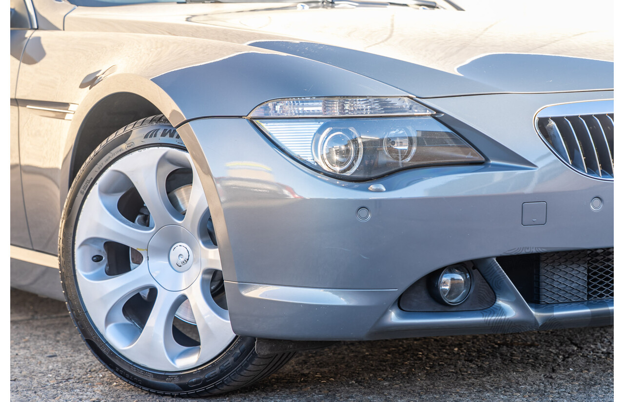 01/2007 BMW 650Ci (RWD) E63 2d Coupe Silver 4.8L