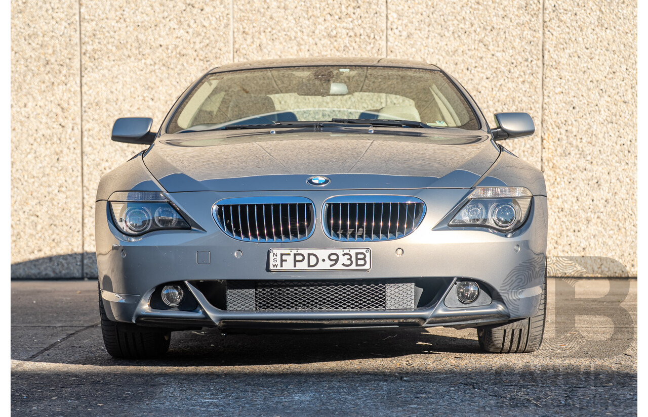 01/2007 BMW 650Ci (RWD) E63 2d Coupe Silver 4.8L