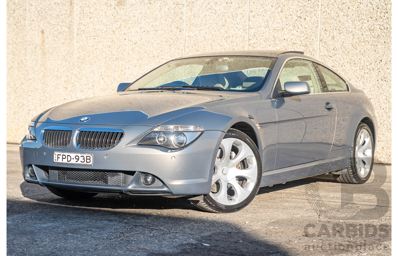 01/2007 BMW 650Ci (RWD) E63 2d Coupe Silver 4.8L