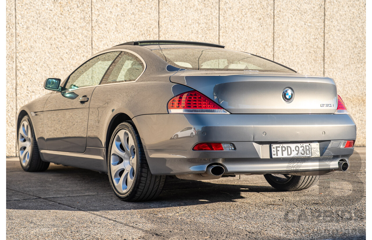 01/2007 BMW 650Ci (RWD) E63 2d Coupe Silver 4.8L