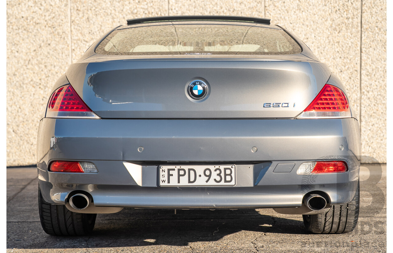 01/2007 BMW 650Ci (RWD) E63 2d Coupe Silver 4.8L