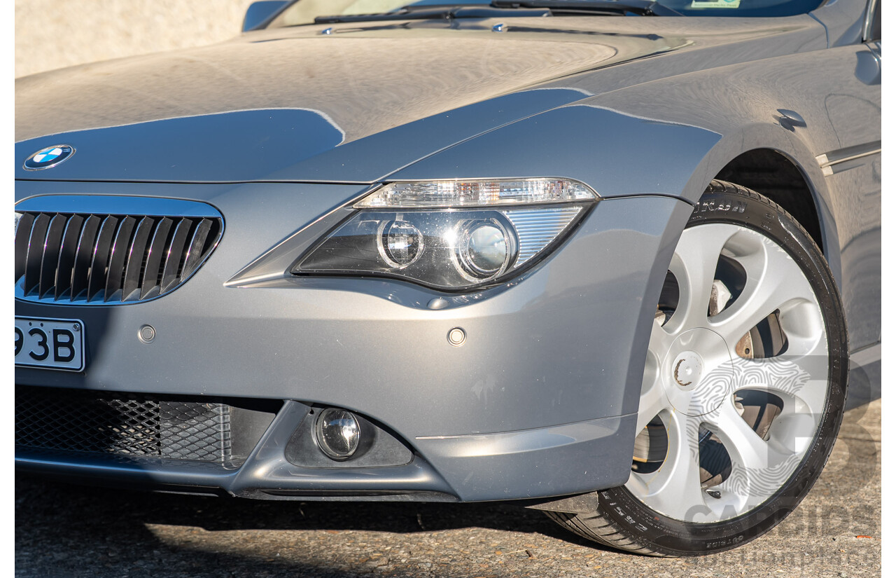 01/2007 BMW 650Ci (RWD) E63 2d Coupe Silver 4.8L