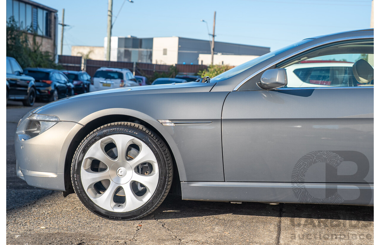 01/2007 BMW 650Ci (RWD) E63 2d Coupe Silver 4.8L