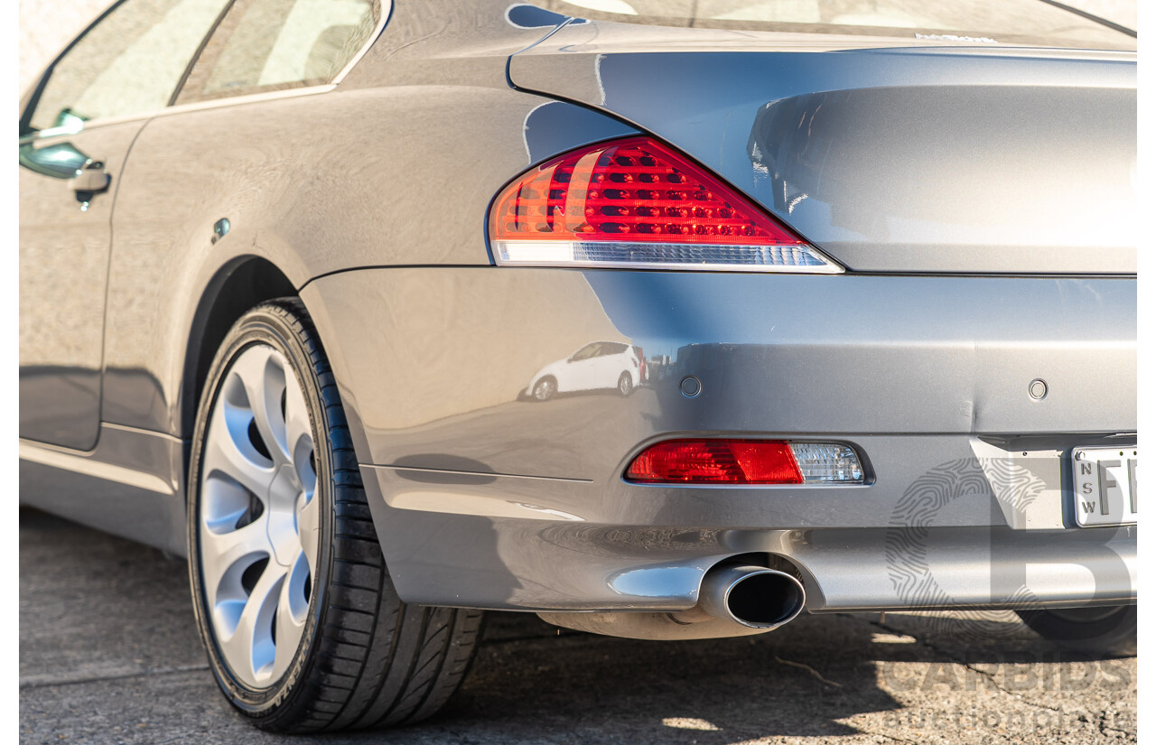 01/2007 BMW 650Ci (RWD) E63 2d Coupe Silver 4.8L