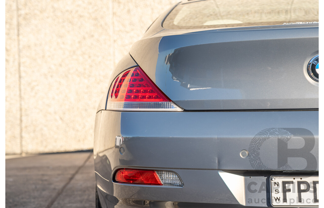 01/2007 BMW 650Ci (RWD) E63 2d Coupe Silver 4.8L