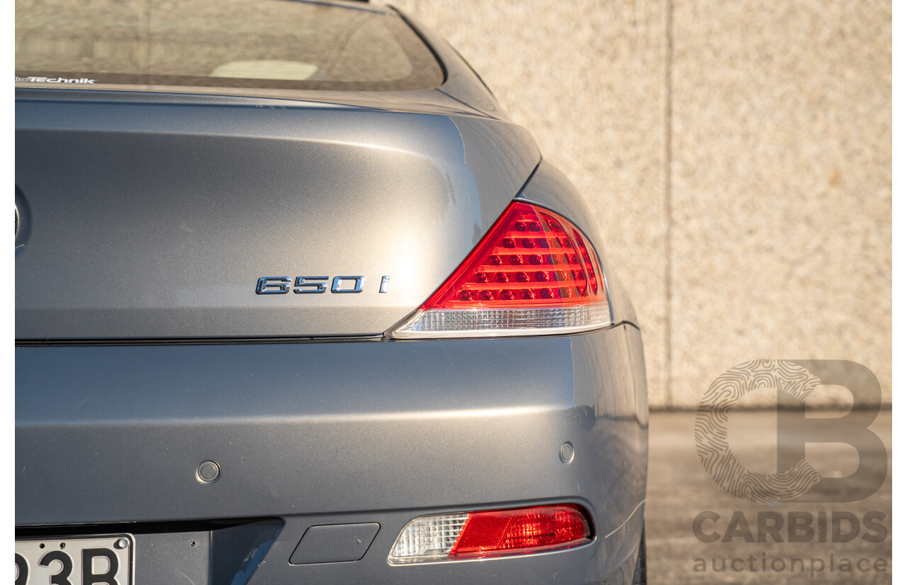 01/2007 BMW 650Ci (RWD) E63 2d Coupe Silver 4.8L