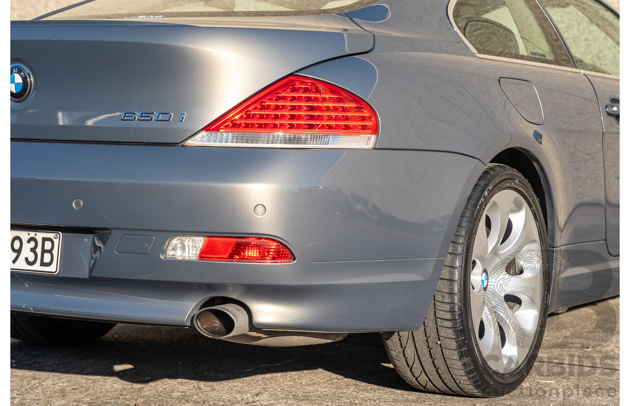 01/2007 BMW 650Ci (RWD) E63 2d Coupe Silver 4.8L