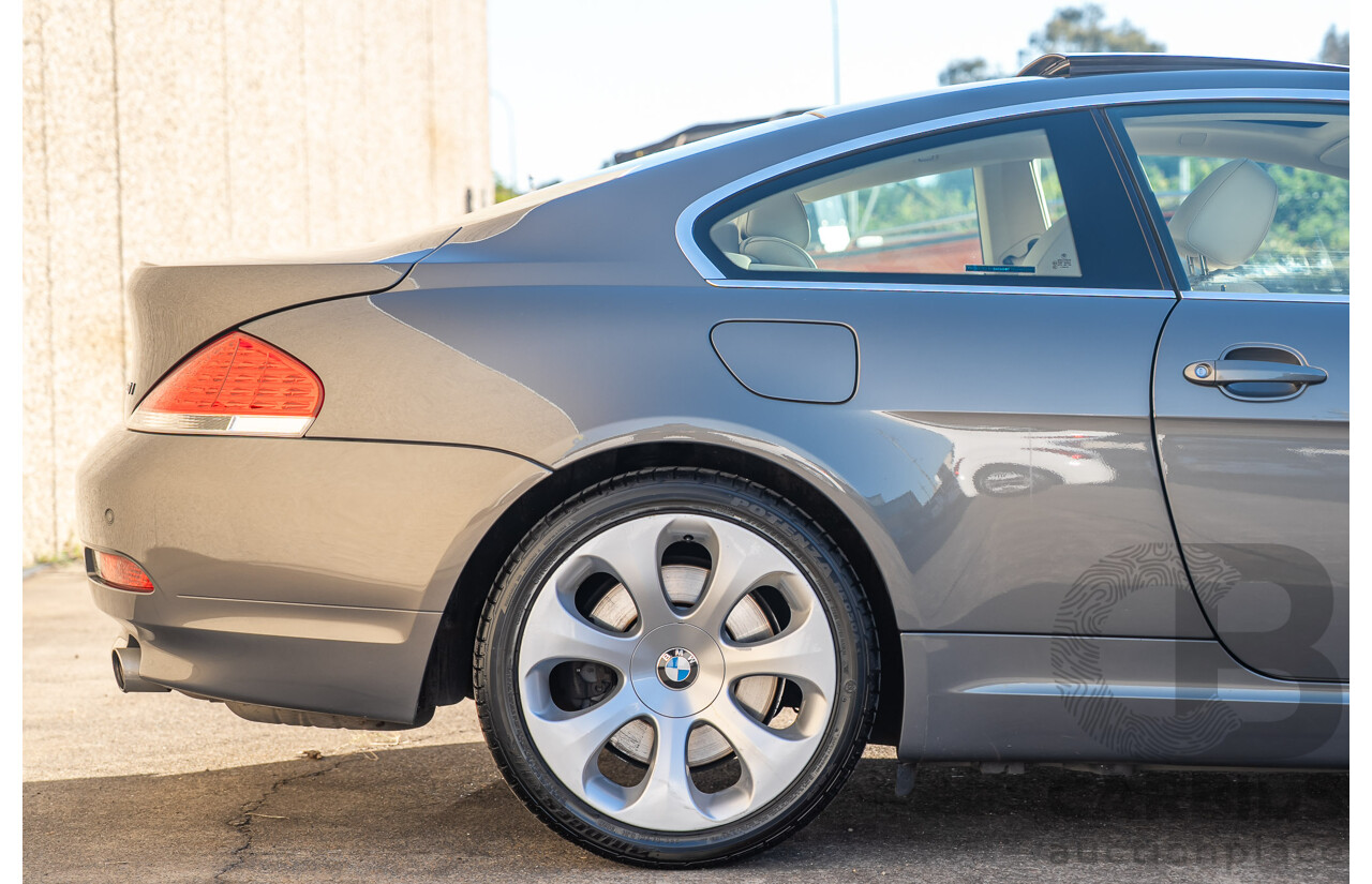 01/2007 BMW 650Ci (RWD) E63 2d Coupe Silver 4.8L